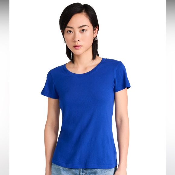 L’agence size xs Cory Short Sleeve Crew Neck Tee in Surf Blue - Picture 1 of 5